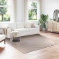 vidaXL Χαλιά χώρου τετράγωνο PALMERAS Μπεζ 240 x 240 cm Πολυεστέρας