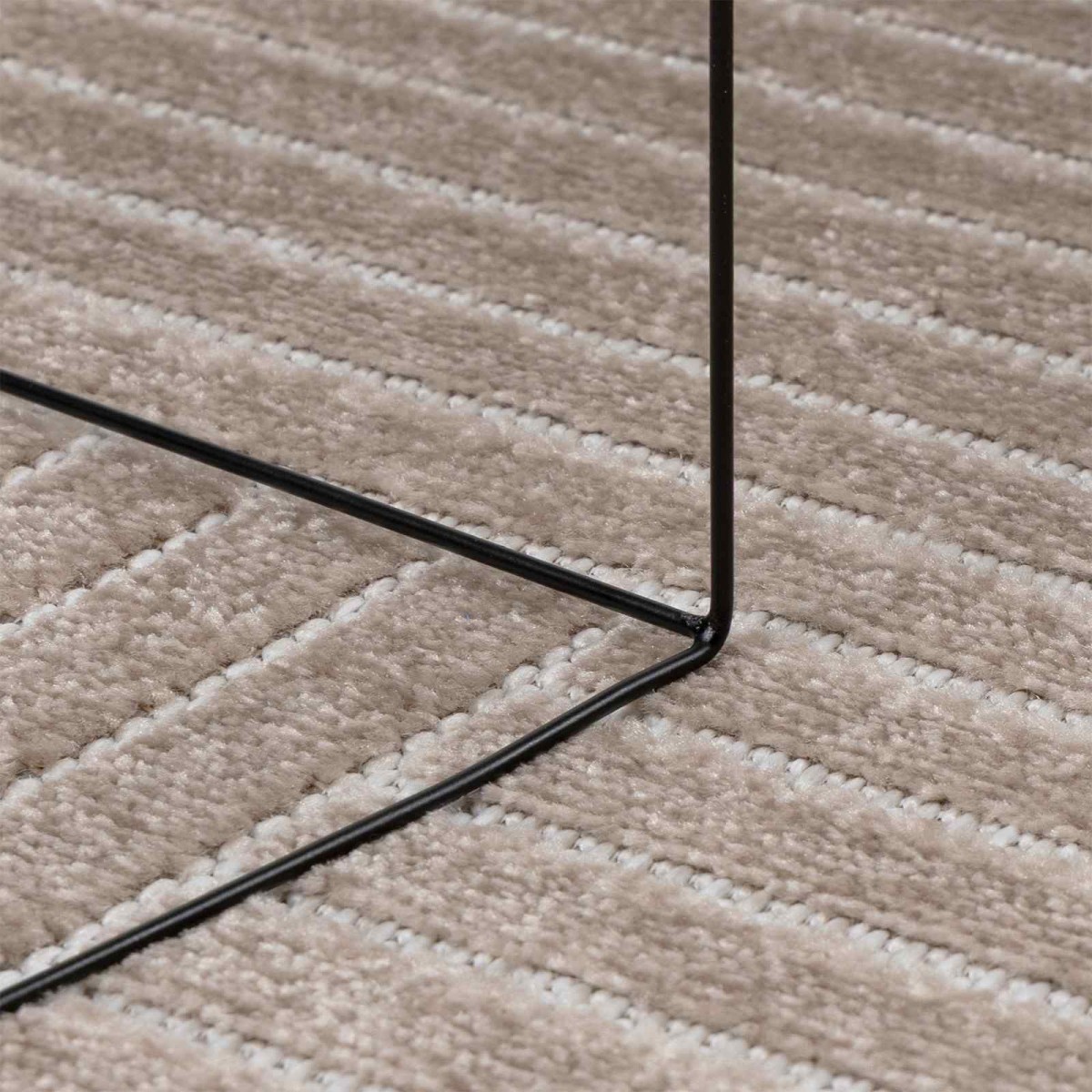 vidaXL Χαλιά χώρου Γύρος PALMERAS Μπεζ Ø 120 εκ. Πολυεστέρας