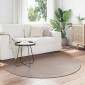 vidaXL Χαλιά χώρου Γύρος PALMERAS Μπεζ Ø 160 CM Πολυεστέρας