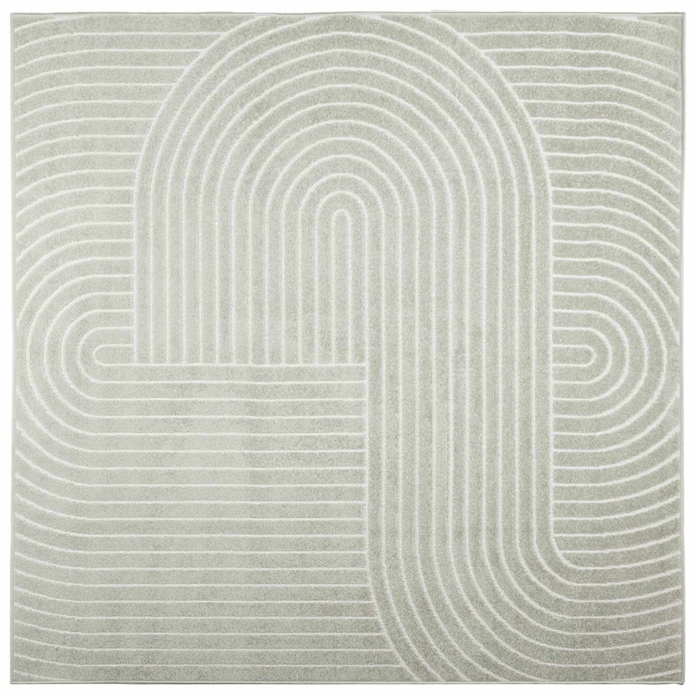 vidaXL Χαλιά χώρου τετράγωνο PALMERAS Πράσινο 120 x 120 cm Πολυεστέρας