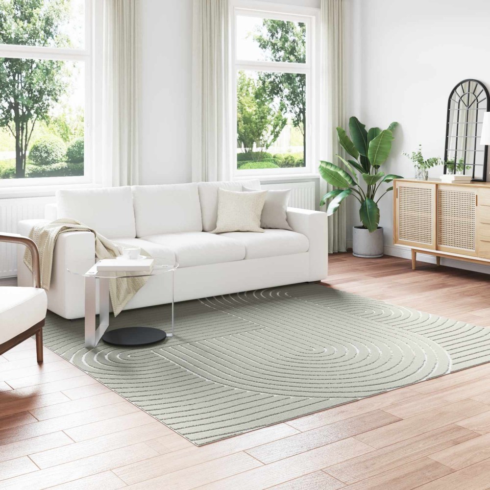 vidaXL Χαλιά χώρου τετράγωνο PALMERAS Πράσινο 240 x 240 cm Πολυεστέρας