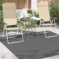 vidaXL Χαλιά χώρου τετράγωνο PALMERAS Ανθρακί 200 x 200 cm Πολυεστέρας