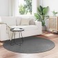 vidaXL Χαλιά χώρου Γύρος PALMERAS Ανθρακί Ø 160 CM Πολυεστέρας
