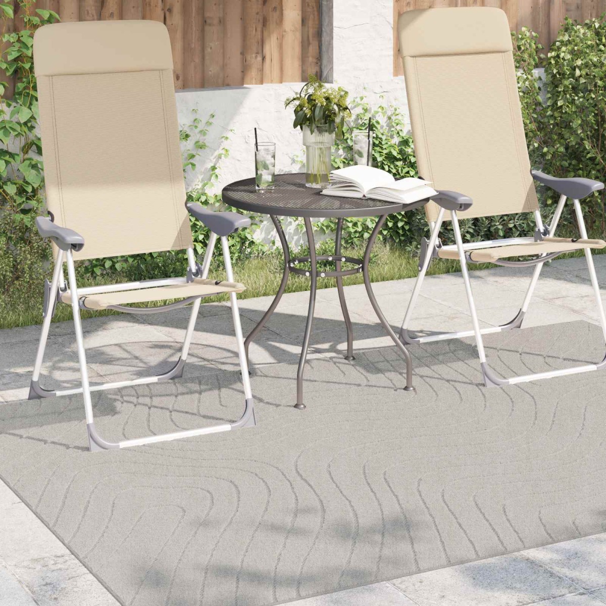 vidaXL Χαλιά χώρου Ορθογώνιος PALMERAS Κρεμ 230 x 160 εκ Πολυεστέρας