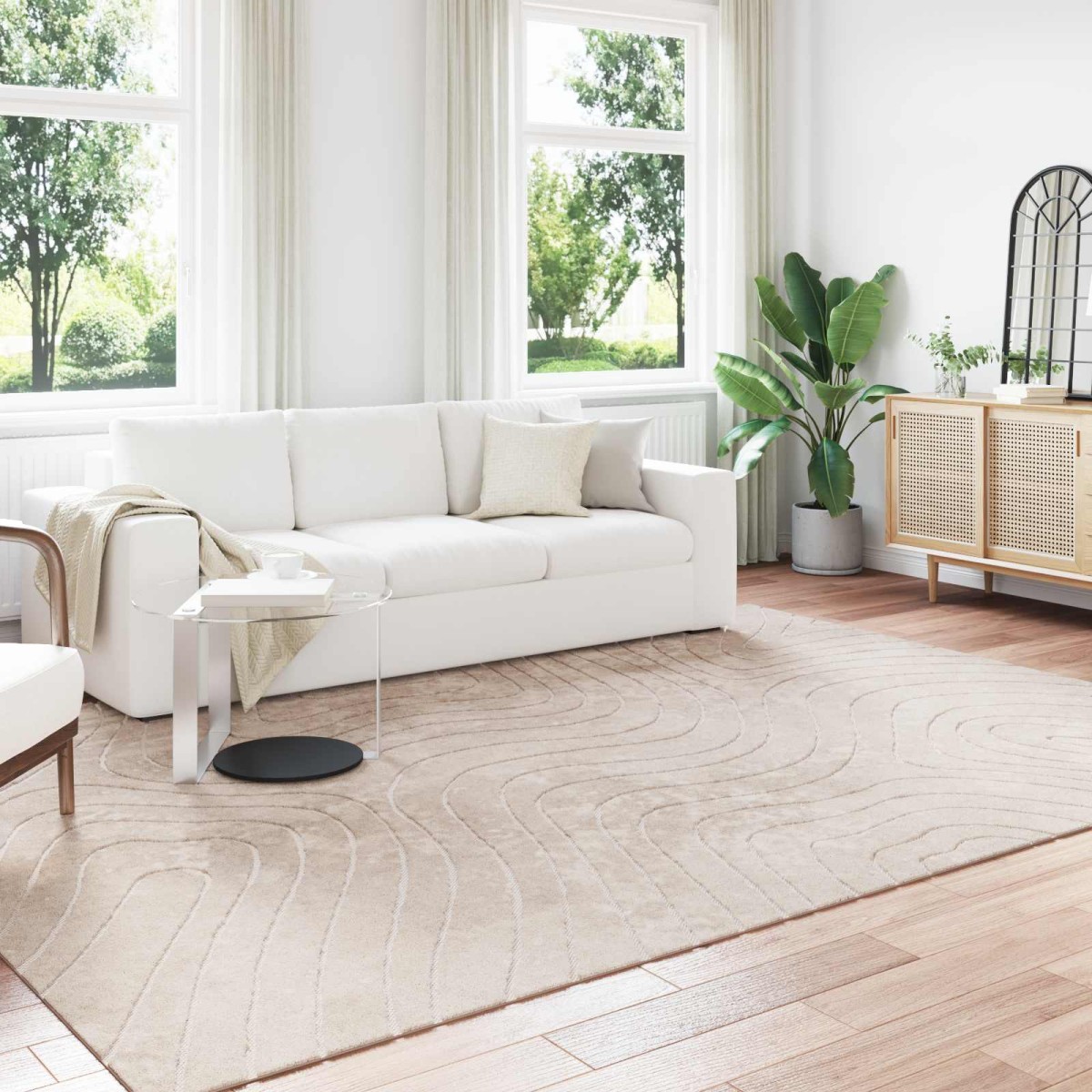 vidaXL Χαλιά χώρου Ορθογώνιος PALMERAS Μπεζ 200 x 280 εκ. Πολυεστέρας