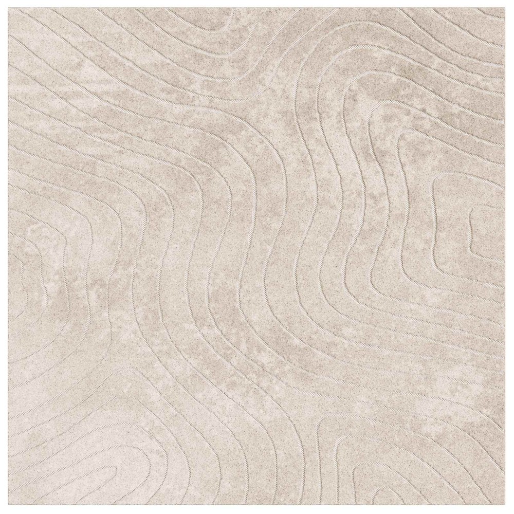 vidaXL Χαλιά χώρου τετράγωνο PALMERAS Μπεζ 200 x 200 cm Πολυεστέρας