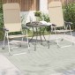 vidaXL Χαλιά χώρου τετράγωνο PALMERAS Πράσινο 120 x 120 cm Πολυεστέρας