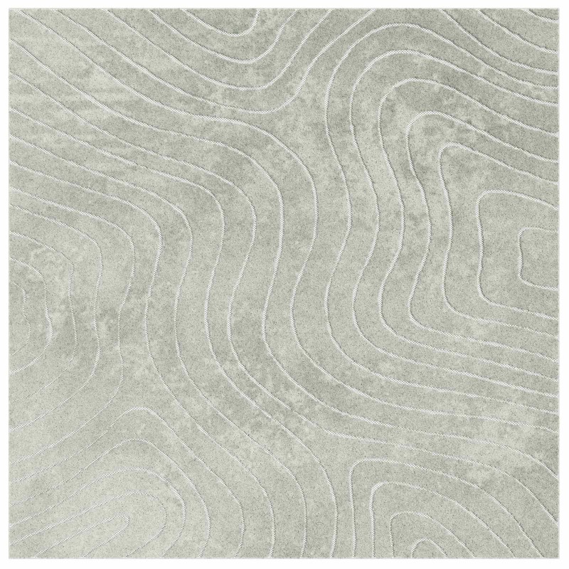 vidaXL Χαλιά χώρου τετράγωνο PALMERAS Πράσινο 240 x 240 cm Πολυεστέρας