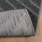 vidaXL Χαλιά χώρου τετράγωνο PALMERAS Ανθρακί 200 x 200 cm Πολυεστέρας