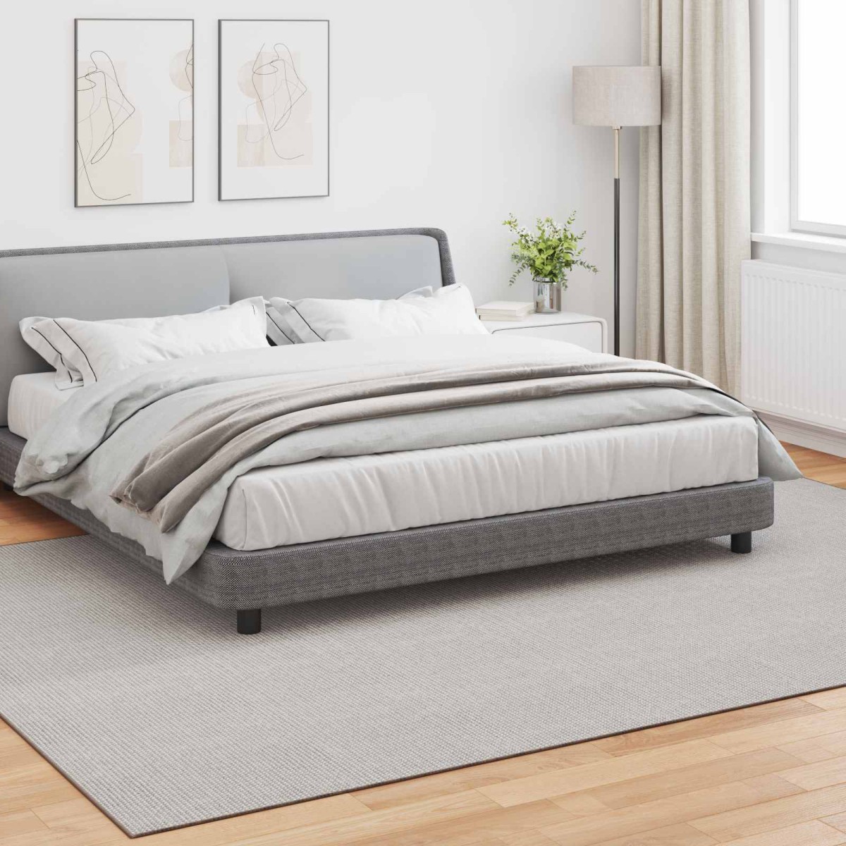 vidaXL Χαλιά χώρου Ορθογώνιος LUGO Κρεμ 280 x 200 εκ Πολυεστέρας
