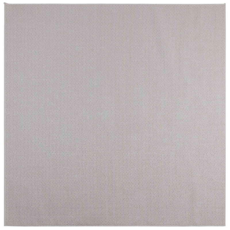 vidaXL Χαλιά χώρου τετράγωνο LUGO Κρεμ 120 x 120 cm Πολυεστέρας