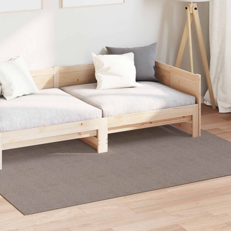 vidaXL Χαλιά χώρου Ορθογώνιος LUGO Taupe 120 x 170 cm Πολυεστέρας