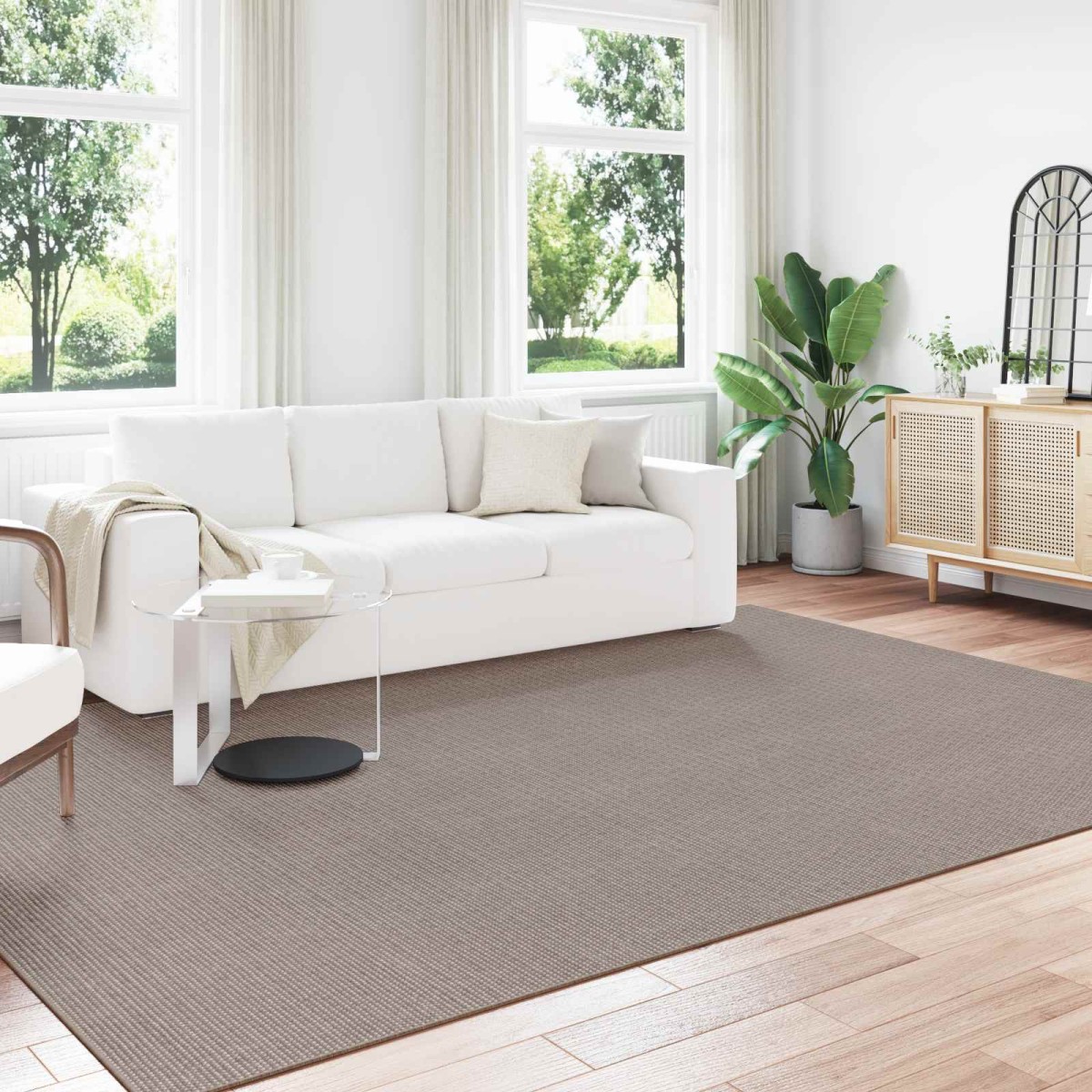 vidaXL Χαλιά χώρου Ορθογώνιος LUGO Taupe 240 x 340 εκ. Πολυεστέρας