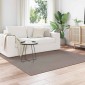 vidaXL Χαλιά χώρου τετράγωνο LUGO Taupe 120 x 120 cm Πολυεστέρας