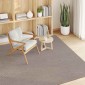 vidaXL Χαλιά χώρου τετράγωνο LUGO Taupe 200 x 200 cm Πολυεστέρας