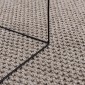 vidaXL Χαλιά χώρου τετράγωνο LUGO Taupe 240 x 240 cm Πολυεστέρας