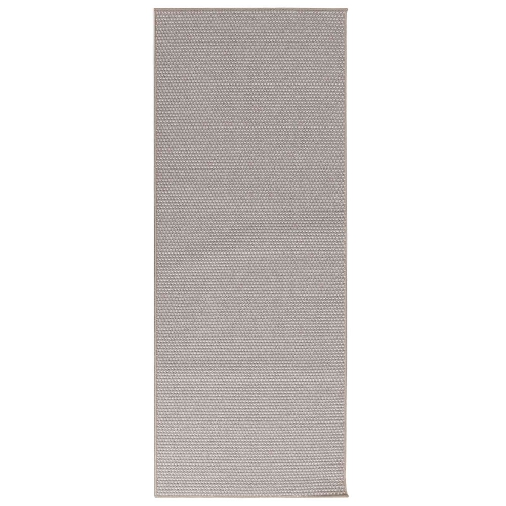 vidaXL Χαλιά χώρου LUGO Κρέμα και Ταπεί 150 x 80 cm Πολυεστέρας