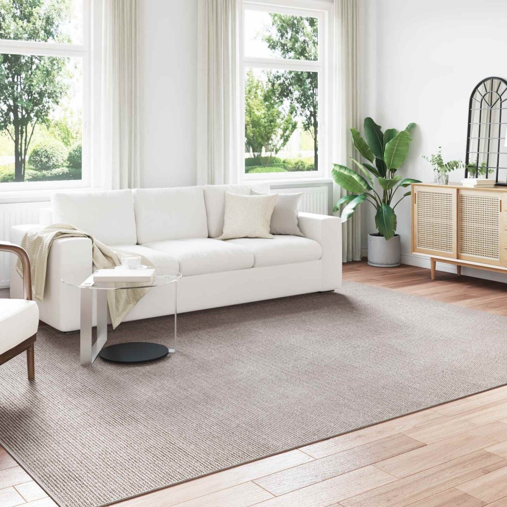 vidaXL Χαλιά χώρου LUGO Κρέμα και Ταπεί 280 x 200 εκ Πολυεστέρας