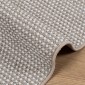 vidaXL Χαλιά χώρου LUGO Κρέμα και Ταπεί 120 x 120 cm Πολυεστέρας