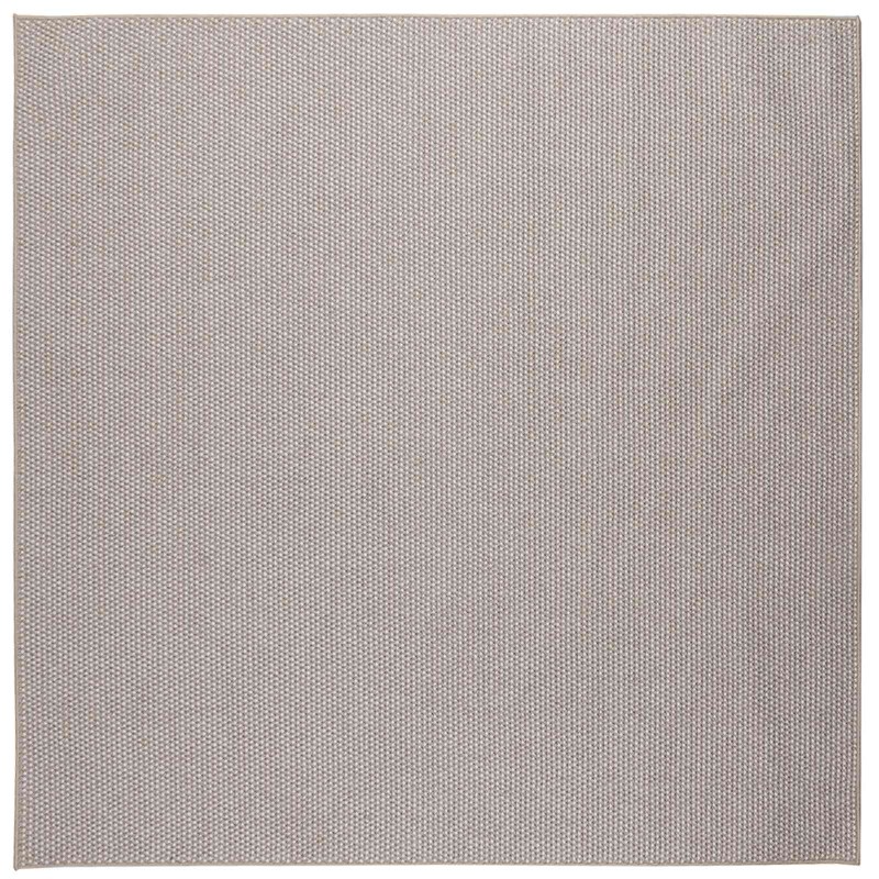 vidaXL Χαλιά χώρου LUGO Κρέμα και Ταπεί 200 x 200 cm Πολυεστέρας