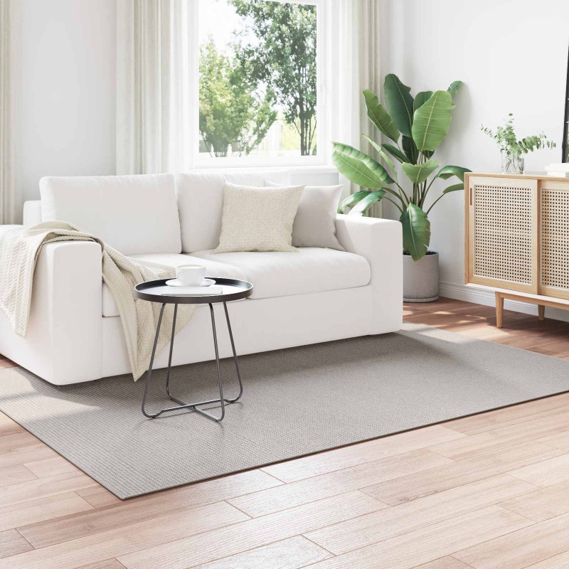 vidaXL Χαλιά χώρου LUGO Κρεμ και Γκρι 140 x 200 cm Πολυεστέρας