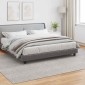 vidaXL Χαλιά χώρου LUGO Κρεμ και Γκρι 280 x 200 εκ Πολυεστέρας