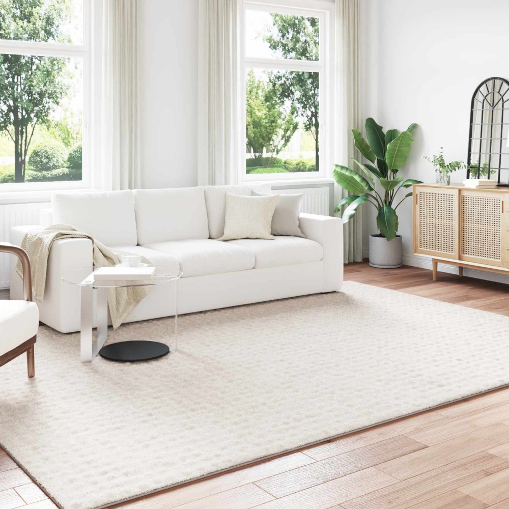 vidaXL Χαλιά χώρου Ορθογώνιος SIROLO Κρεμ 280 x 200 εκ Πολυεστέρας