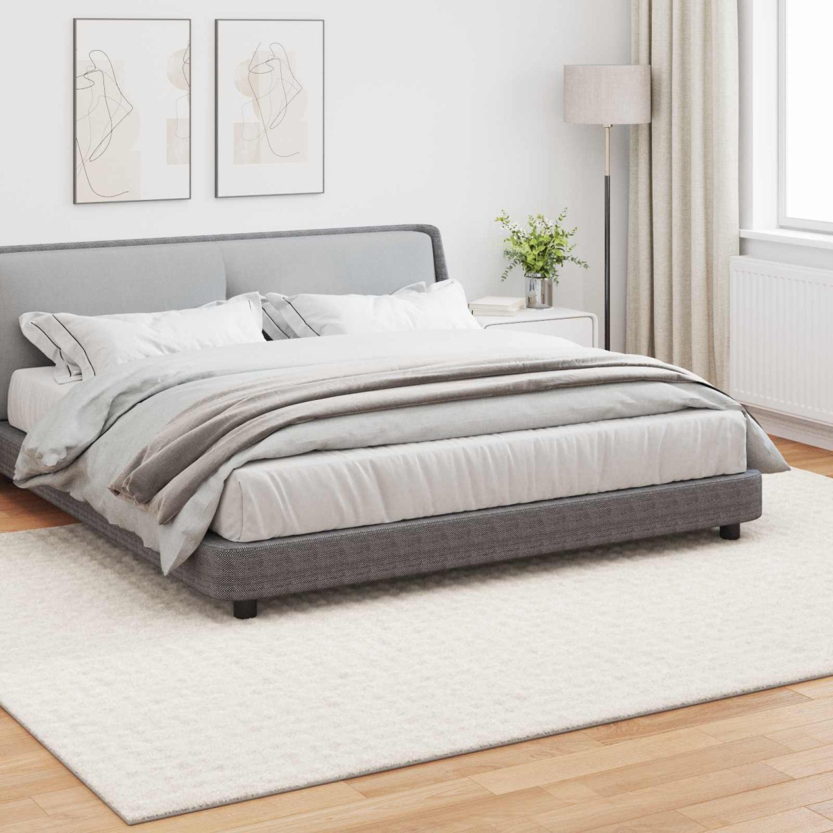 vidaXL Χαλιά χώρου Ορθογώνιος SIROLO Κρεμ 340 x 240 εκ Πολυεστέρας