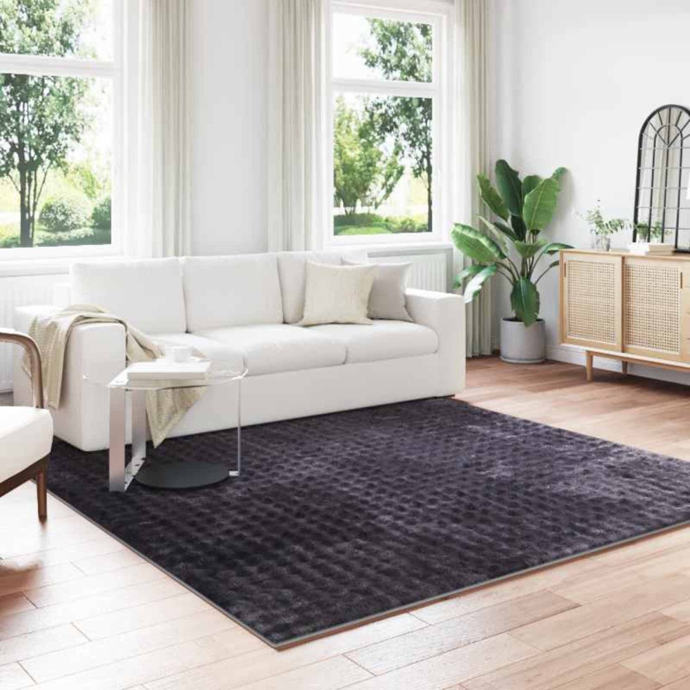 vidaXL Χαλιά χώρου τετράγωνο SIROLO Μπεζ 120 x 120 cm Πολυεστέρας