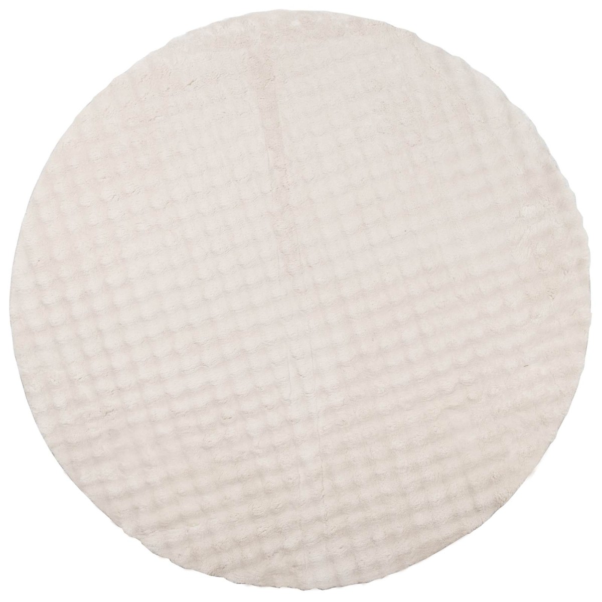 vidaXL Χαλιά χώρου Γύρος SIROLO Μπεζ Ø 120 εκ. Πολυεστέρας
