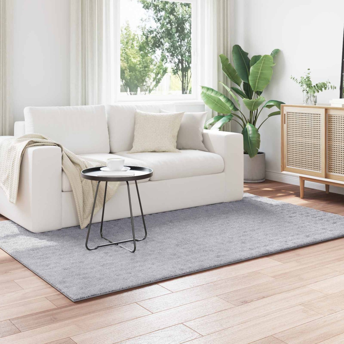 vidaXL Χαλιά χώρου Ορθογώνιος SIROLO Γκρι 230 x 160 εκ Πολυεστέρας