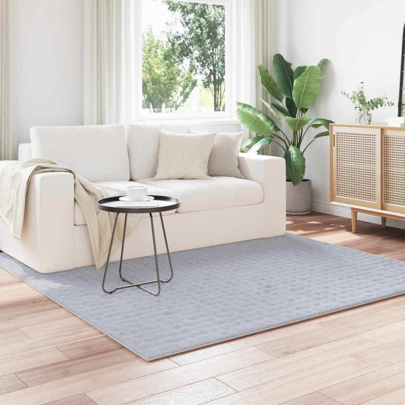 vidaXL Χαλιά χώρου τετράγωνο SIROLO Γκρι 200 x 200 cm Πολυεστέρας
