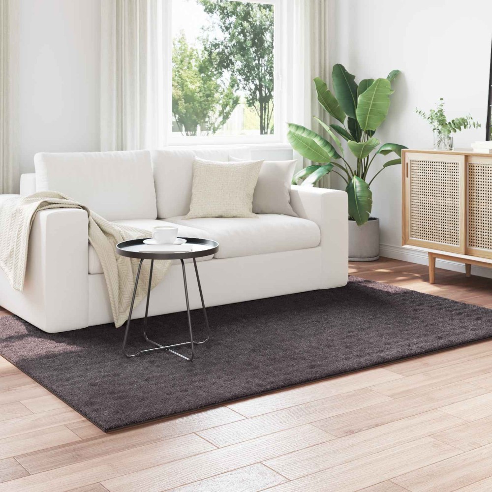 vidaXL Χαλιά χώρου Ορθογώνιος SIROLO Ανθρακί 170 x 120 εκ. Πολυεστέρας