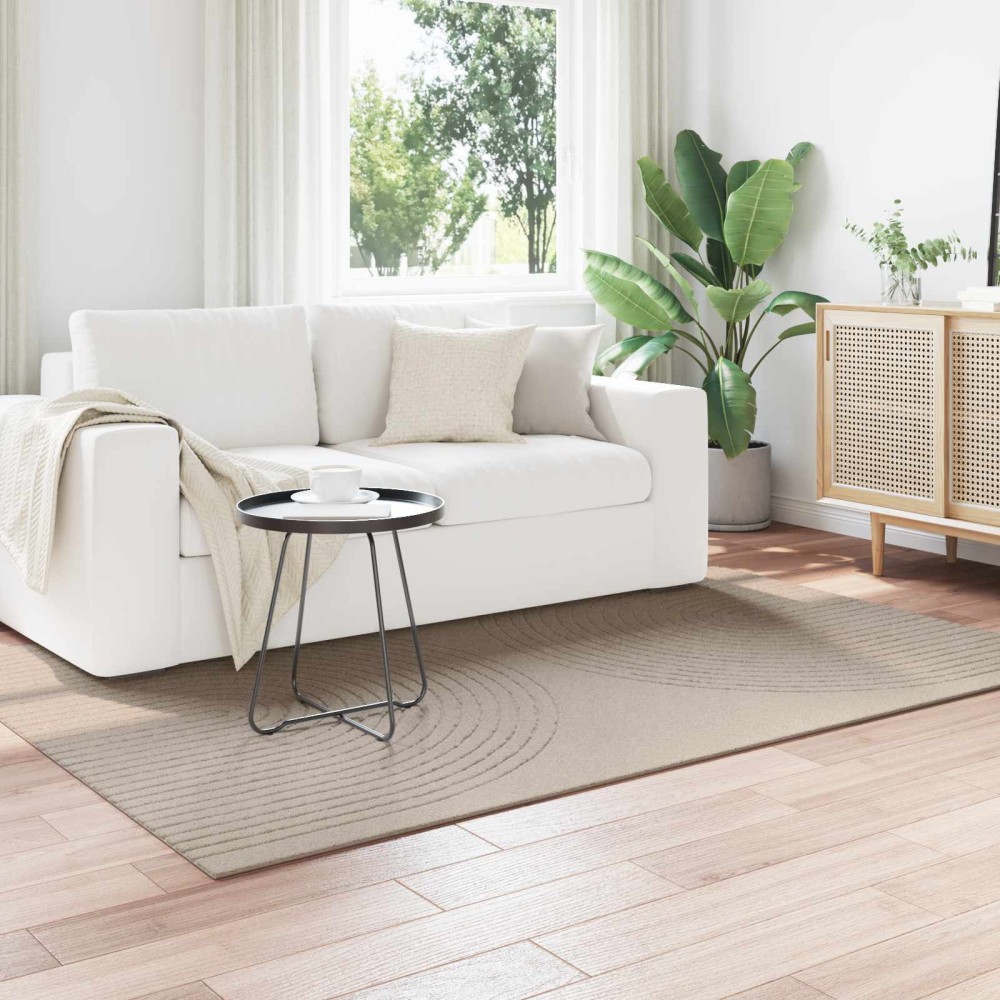 vidaXL Χαλιά χώρου Ορθογώνιος GALATI Μπεζ 200 x 140 cm Πολυεστέρας