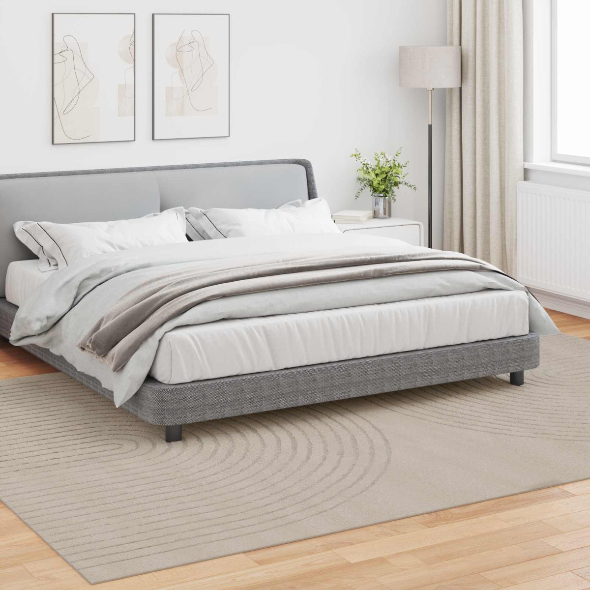 vidaXL Χαλιά χώρου Ορθογώνιος GALATI Μπεζ 340 x 240 εκ Πολυεστέρας