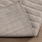 vidaXL Χαλιά χώρου τετράγωνο GALATI Μπεζ 120 x 120 cm Πολυεστέρας