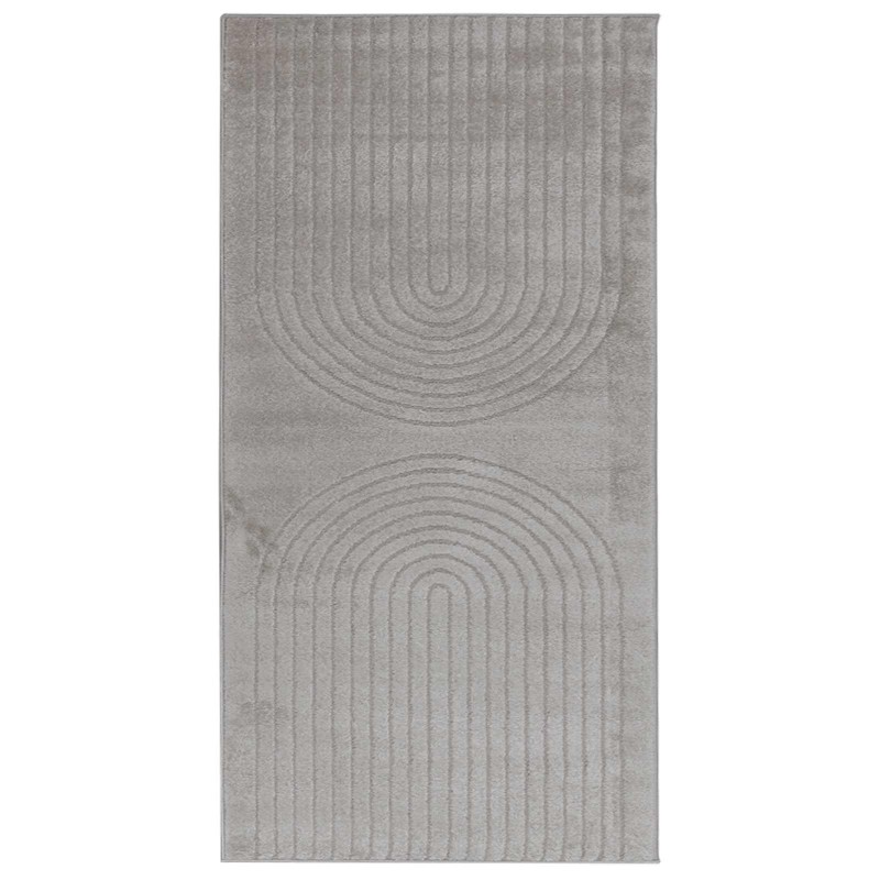 vidaXL Χαλιά χώρου Ορθογώνιος GALATI Γκρι 150 x 80 cm Πολυεστέρας