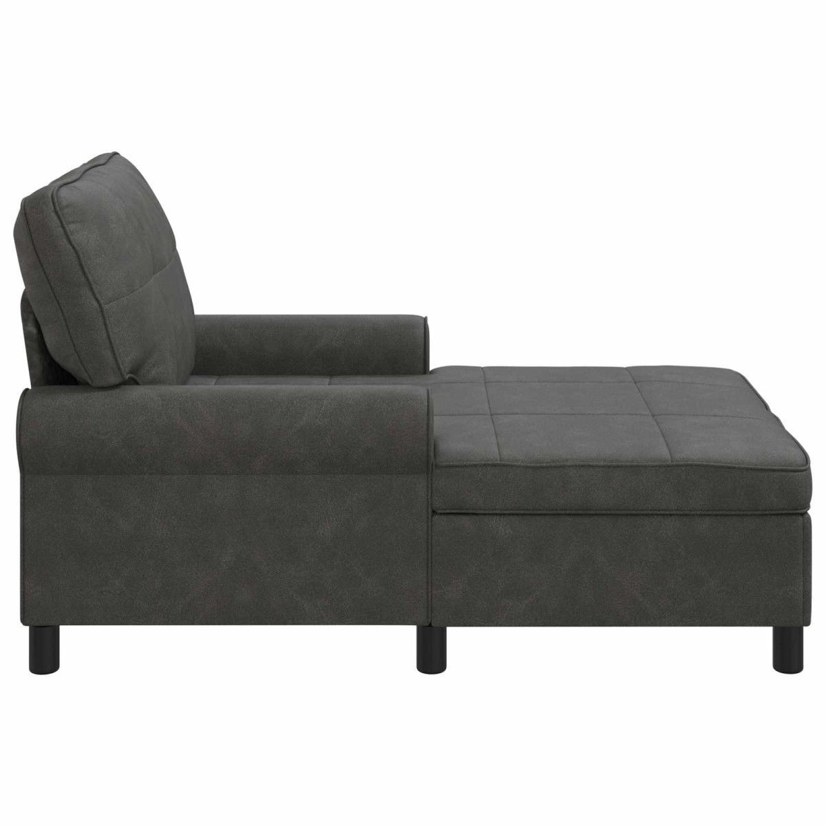 vidaXL Χαλάρωση Μαύρο Τεχνητό Δέρμα 91 x 157 x 91 εκ.