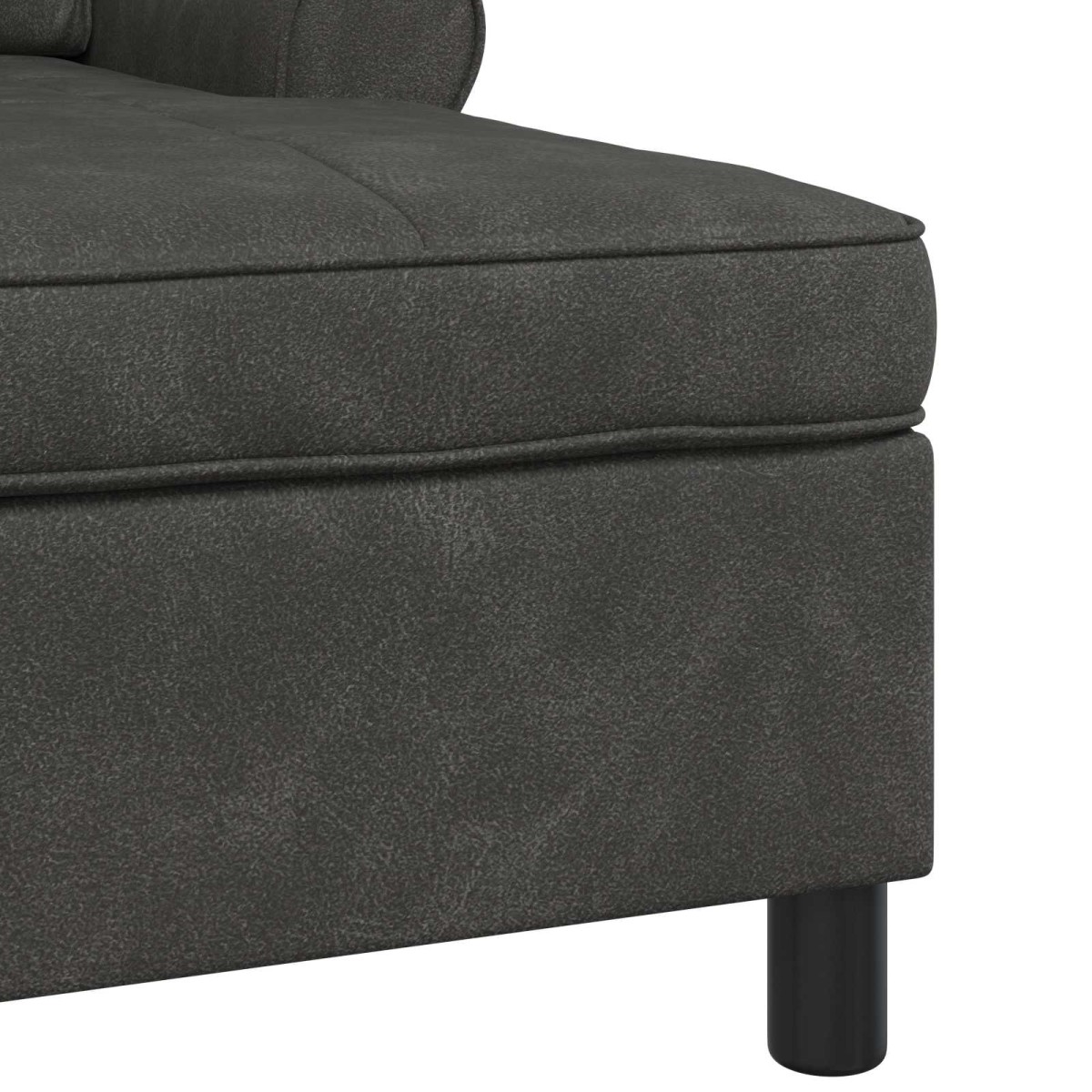 vidaXL Χαλάρωση Μαύρο Τεχνητό Δέρμα 91 x 157 x 91 εκ.