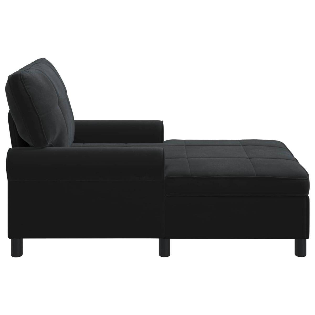 vidaXL Χαλάρωση Μαύρο Βελούδο 91 x 157 x 91 εκ.