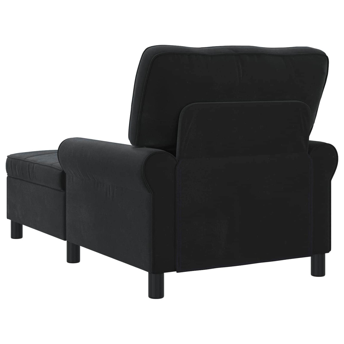 vidaXL Χαλάρωση Μαύρο Βελούδο 91 x 157 x 91 εκ.