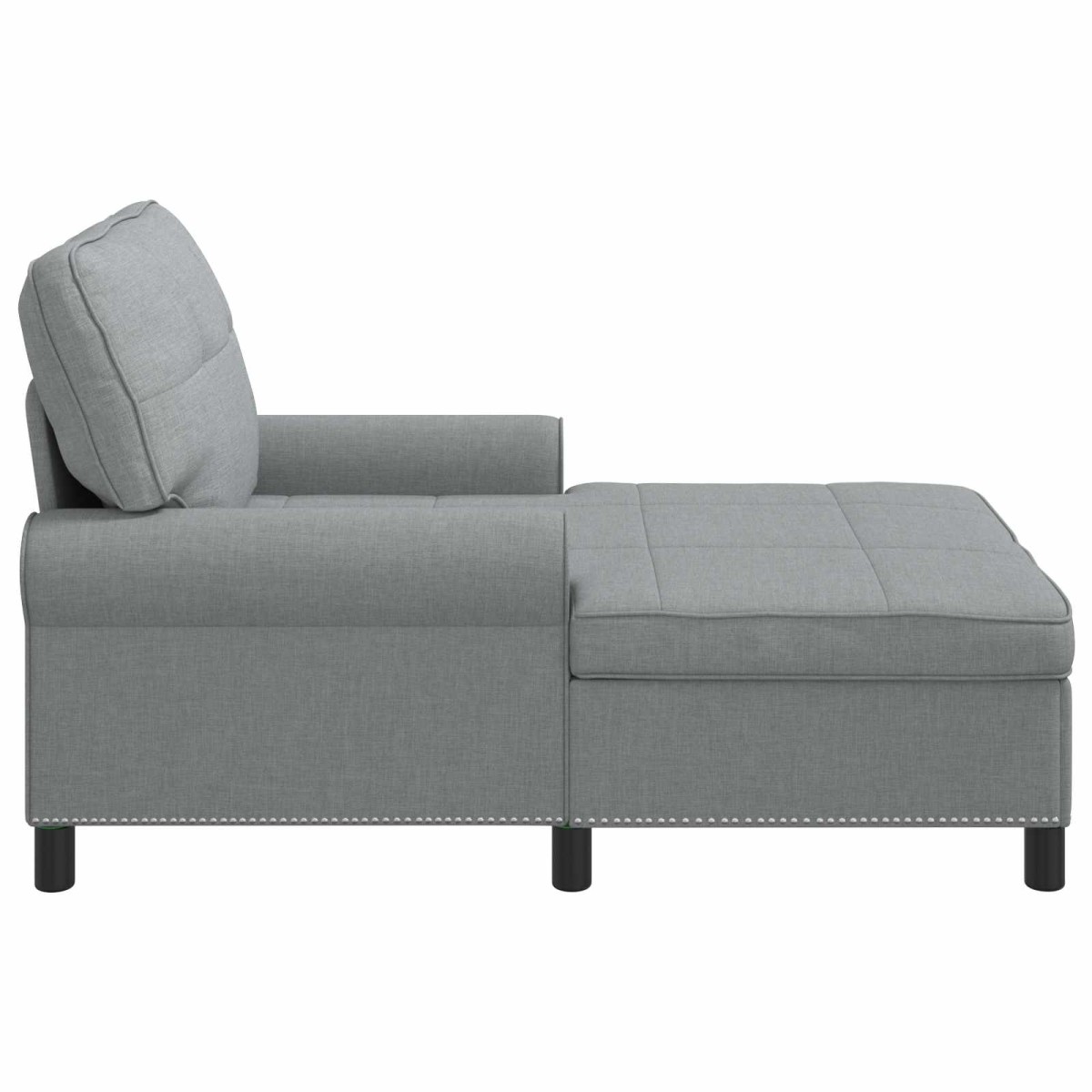 vidaXL Χαλάρωση Ανοιχτό γκρι ύφασμα 91 x 157 x 91 εκ.