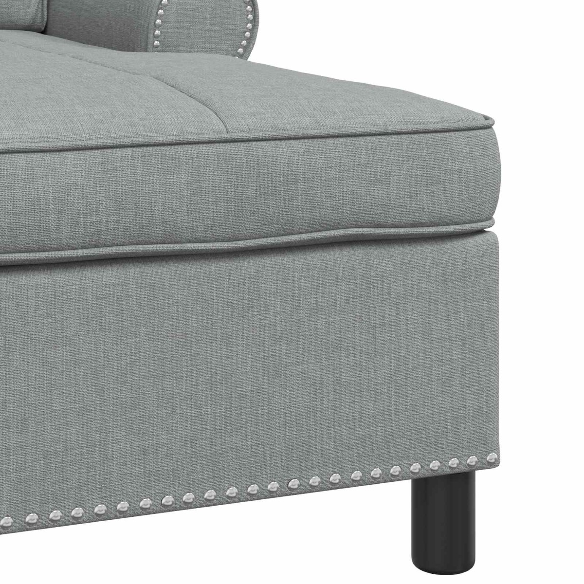 vidaXL Χαλάρωση Ανοιχτό γκρι ύφασμα 91 x 157 x 91 εκ.
