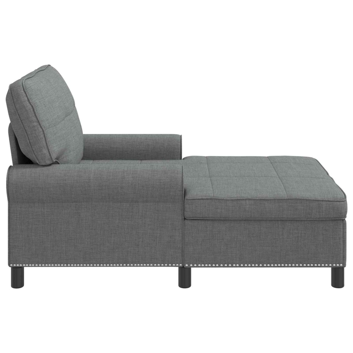 vidaXL Χαλάρωση Σκούρο Γκρι ύφασμα 91 x 157 x 91 εκ.