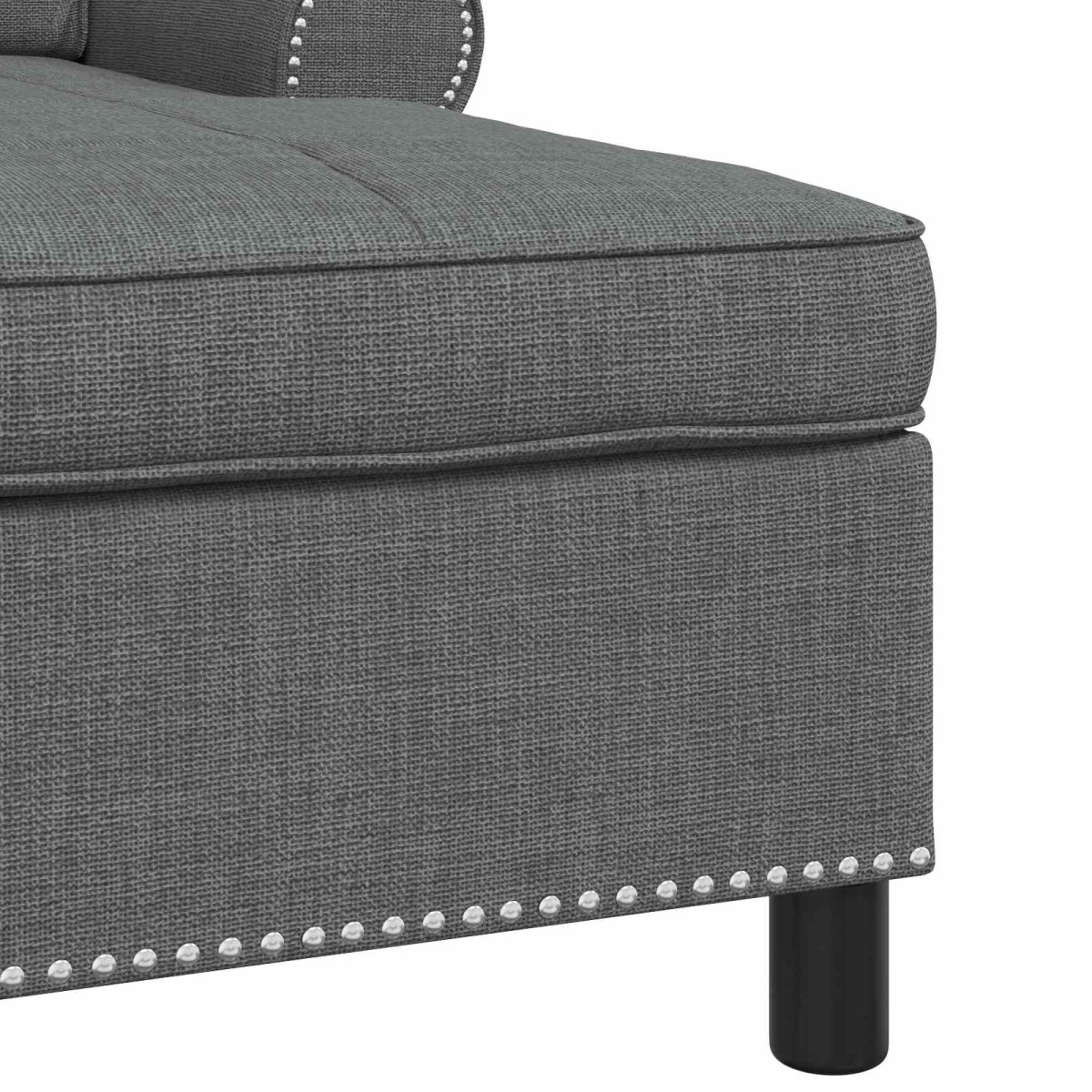 vidaXL Χαλάρωση Σκούρο Γκρι ύφασμα 91 x 157 x 91 εκ.