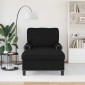 vidaXL Χαλάρωση Μαύρο ύφασμα 91 x 157 x 91 εκ.