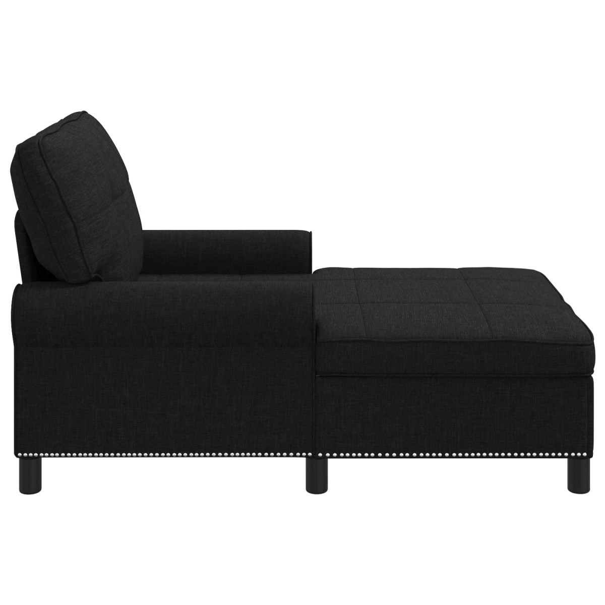 vidaXL Χαλάρωση Μαύρο ύφασμα 91 x 157 x 91 εκ.