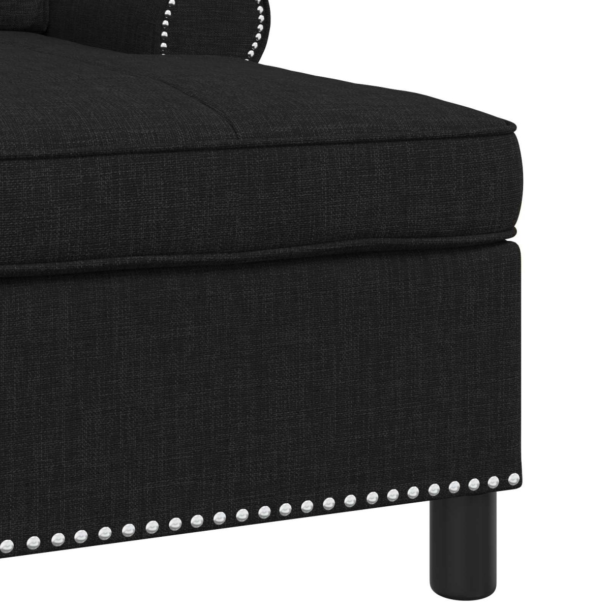 vidaXL Χαλάρωση Μαύρο ύφασμα 91 x 157 x 91 εκ.