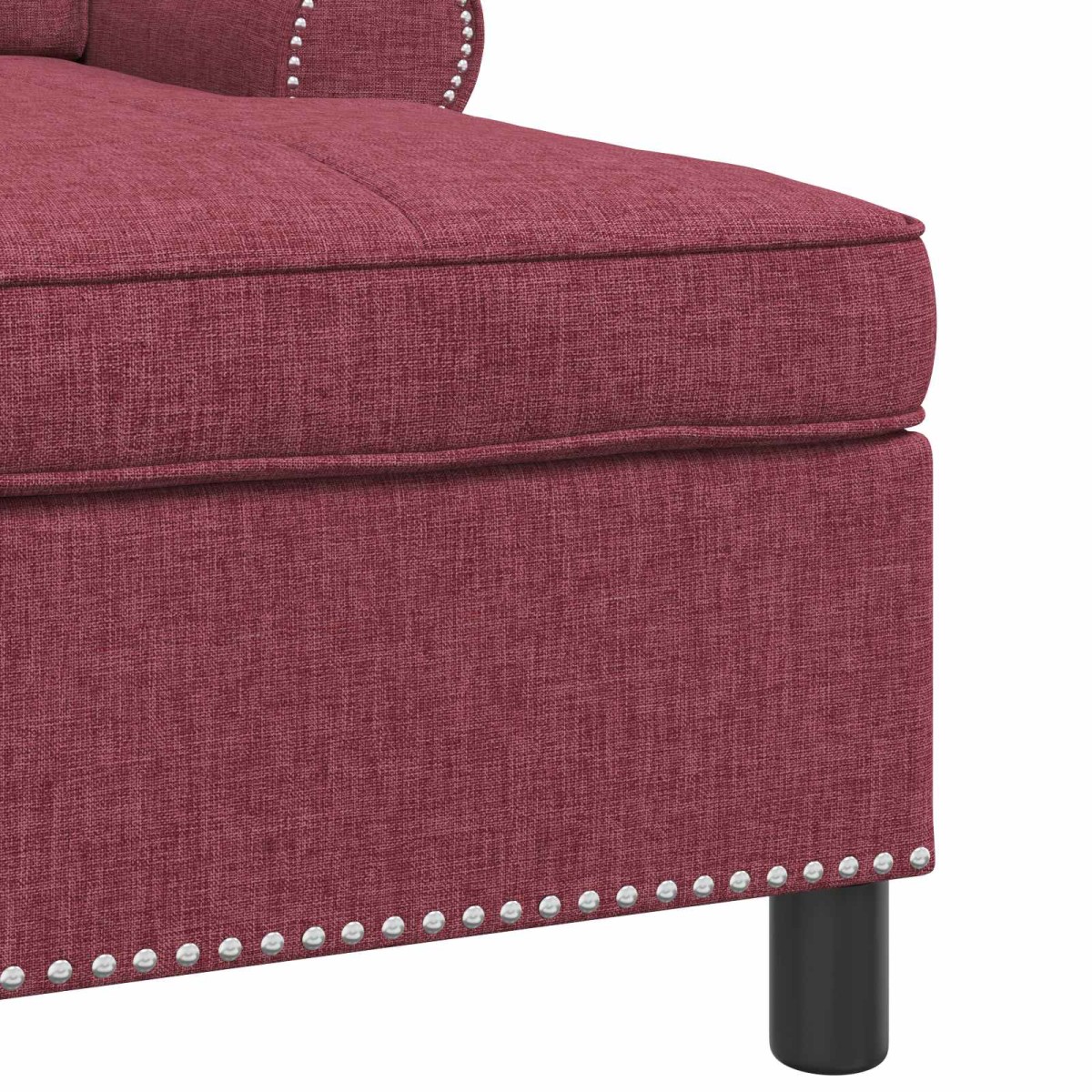 vidaXL Χαλάρωση Κόκκινο ύφασμα 91 x 157 x 91 εκ.