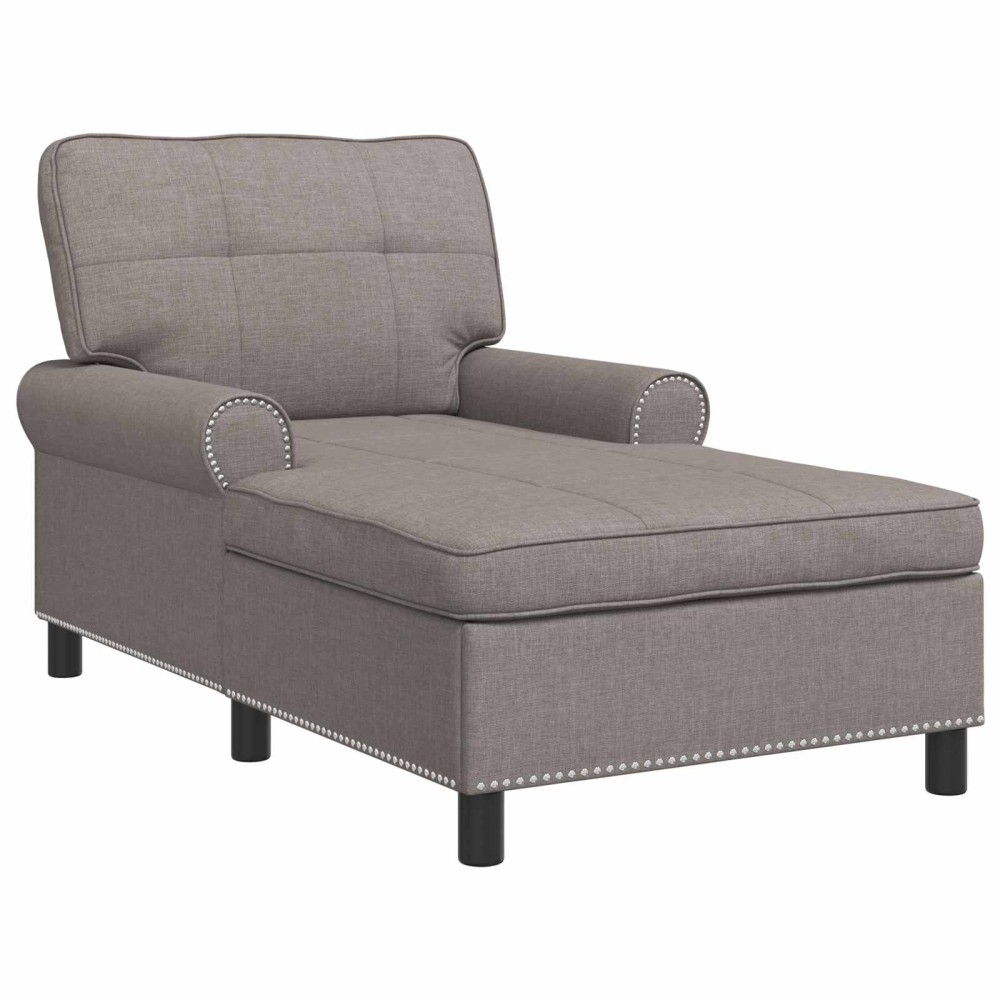 vidaXL Χαλάρωση Taupe ύφασμα 91 x 157 x 91 εκ.